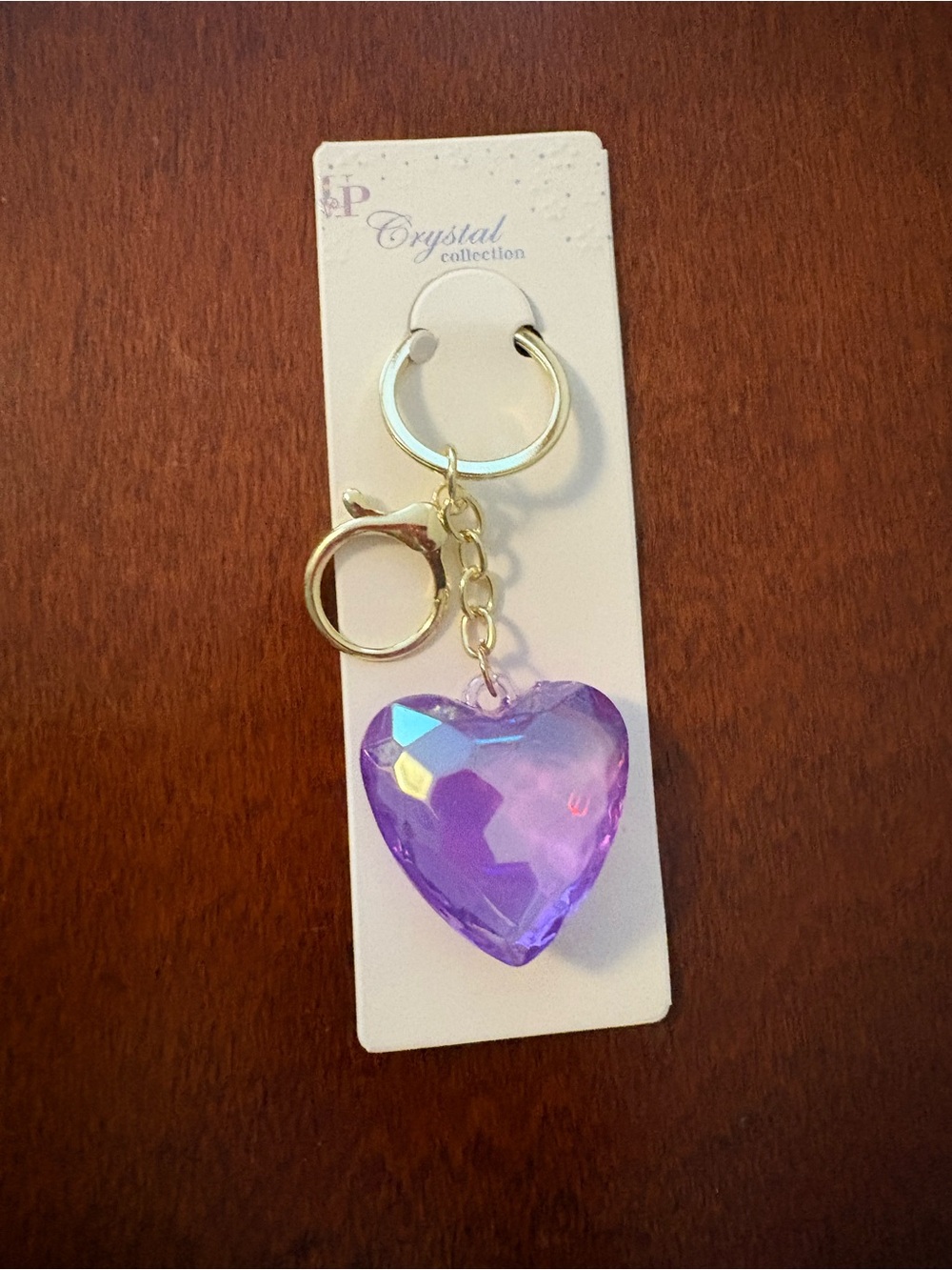 Purple Heart Keychain Charm NWT